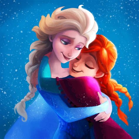 frozen anna sister|elsa and anna hug.